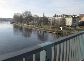 View of town and river from Juliusturm bridge