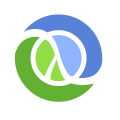 Clojure logo; a Greek lambda in a circle
