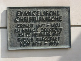 plaque on church wall
