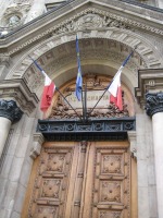 Front door of Lycée Chaptal
