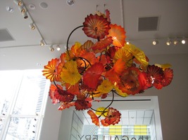 orange and yellow flowers (ceiling)