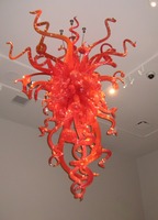 orange curled tentacle (ceiling)