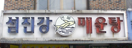 Swimming fish logo