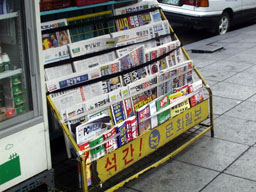 Newspaper rack 