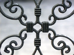 Metalwork on gate (3) 