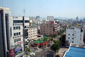 View from Crown Tourist Hotel in Daegu