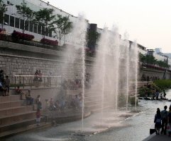 River walk fountain