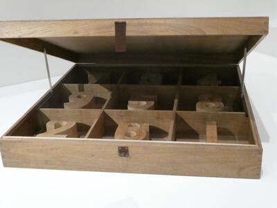 wooden sudoku box