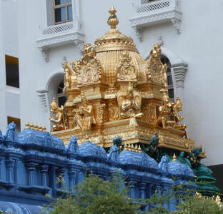 gold dome indian temple