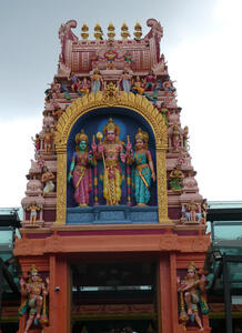 hindu temple three goddesses