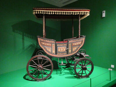 wooden carriage