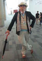 Man dressed as Sylvester McCoy's “Doctor Who”