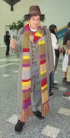 Cosplayer dressed as Tom Baker's Dr. Who