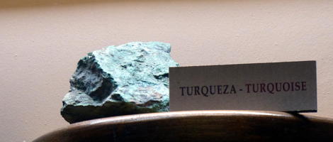 Mineral sample of turquoise