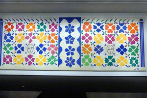 Geometric paper cut-outs by Matisse