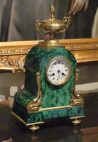 Jade desk clock