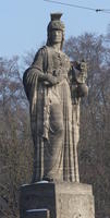 Statue of standing female figure