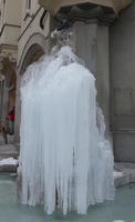 Very frozen-over fountain