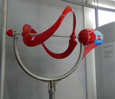 Red wind energy turbine