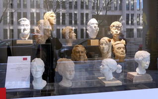 plaster busts