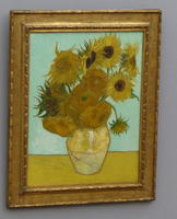 sunflowers in a vase