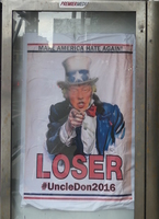 Poster of Trump as Uncle Sam: “Make America Hate Again - LOSER #UncleDon2016”