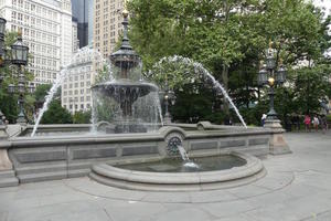 Fountain in front of city hall