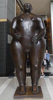Large bronze of nude woman