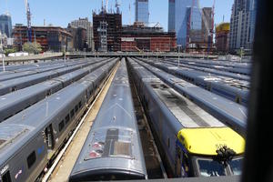 Rail yard at end of Highline