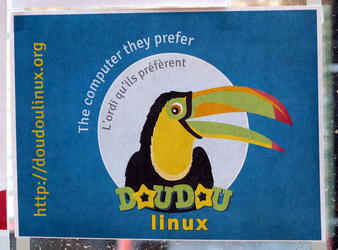 doudou linux toucan logo