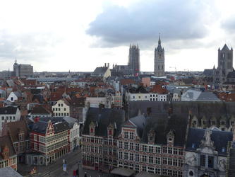 view from gravensteen