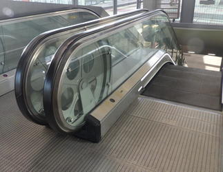 clear escalator