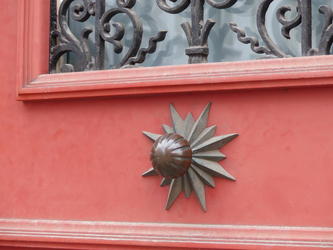 doorknob with star shaped base