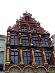 building with gold decorative