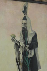 chagall purim rabbis closeup
