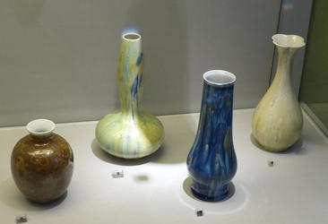 four small vases