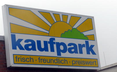 kaufpark logo: fresh, friendly, inexpensive
