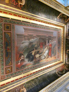 ceiling painting biblical scene