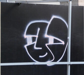 graffitti of a face