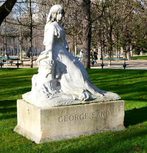 sculpture of george sand