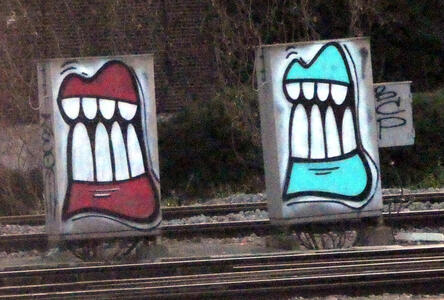 train graffitti