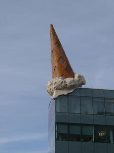 giant ice cream cone