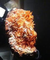 Spiky orange mineral