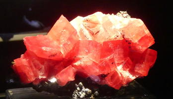 large pink crystal