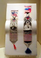 Embroidered Lincoln campaign ribbon