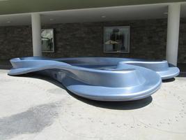 “Mobius Bench 2,” a large bench that twists like a mobius strip