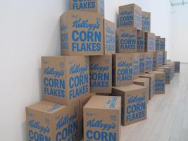 Wall of Corn Flake boxes (Warhol)