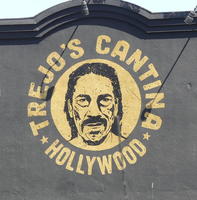 Logo for Trejo's Cantina w picture of Danny Trejo