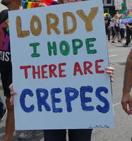 Lordy I hope there are crepes