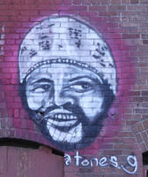 Wall art: bearded man in turban